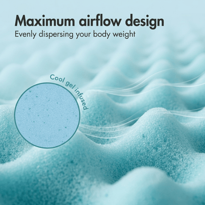 Aeris™ Airflow Memory Foam Mattress Topper